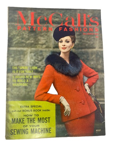 Vintage McCall’s Pattern Fashions Fall Winter 1962 - Picture 1 of 3