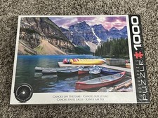 New 1000 piece puzzle Eurographics Puzzles - Canoes on the Lake