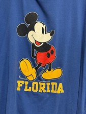 Vintage 90s Disney Mickey Mouse Florida T Shirt Vacation Rare   Made In USA