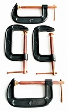 4 ATE PROFESSIONAL 4" HEAVY DUTY C CLAMPS 40039 BRAKE CALIPER PISTON TOOL CLAMP