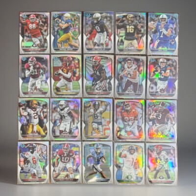 2022 Bowman Chrome U Refractor Lot X 20 - Levis - O''Connell - Mayer +++  