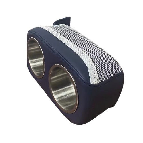 US PU+Stainless Steel Car Cup Holder Drink Bottle Holder Couch Cup Holder Tray×1 - Picture 5 of 9