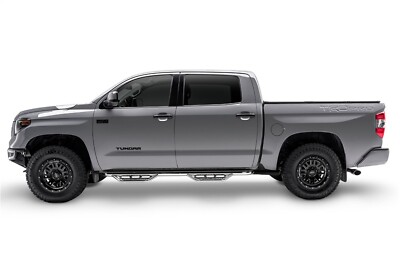 N-Fab Podium SS Cab Length Running Boards For Chevy/GMC 1500 Crew Cab 2014-2018 (Polished Stainless)
