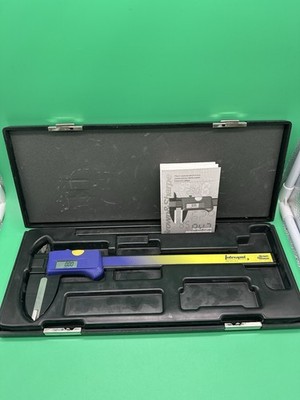Interapid Brown & Sharpe Caliper Digital 200mm/8  With Box Blue/Yellow