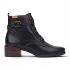 Pikolinos Malaga Bottines Cheville Cuir Noir Talon Moyen 4 cm Zip