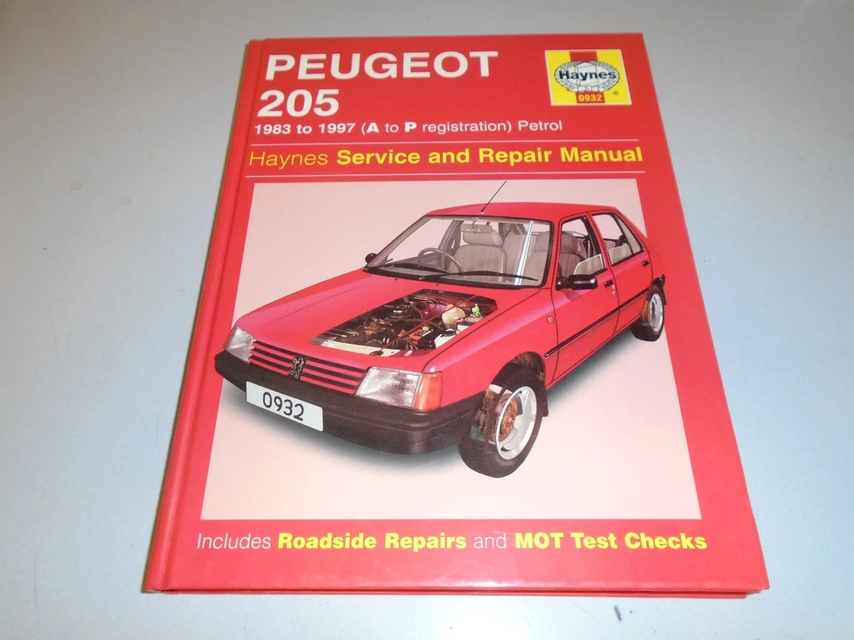 Peugeot 205 Haynes Car Service & Repair Manuals for sale | eBay UK