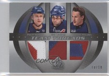 2003-04 SP Game Used Edition Team Threads 10/10 Pavel Bure Eric Lindros HOF 0c3