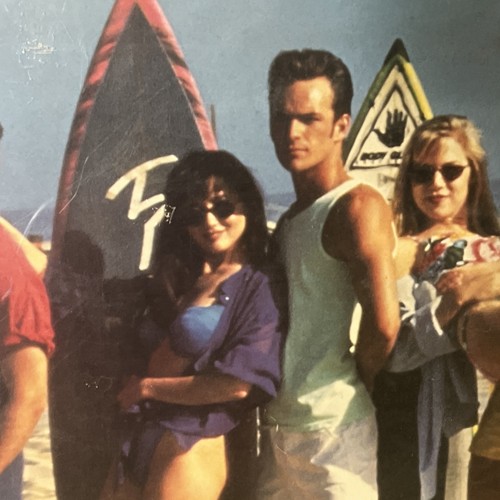 Vintage Beverly Hills 90210 Full Cast Poster 1991 Signed by Gabrielle Carteris - Afbeelding 5 van 9