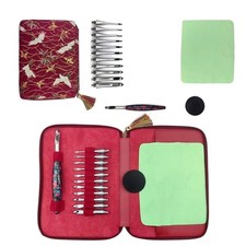 Interchangeable Aluminum Crochet Hook with 12 Size Tip Ergonomic Crochet Hook