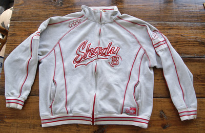Vintage Y2K Shady Ltd Eminem Limited Large Track Warm Up Jacket Original Gray