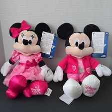 Disney Mickey  Minnie Mouse Medium Plush Toy Set 2026