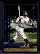 2008 Topps Stadium Club Babe Ruth Photographer's Proof Blue #/99 Yankees
