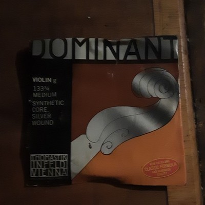 Thomastik-Infeld Dominant Violin single G String 3/4 Medium Silver Wound MPN 133