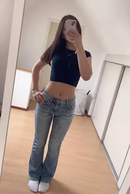 Levi's Strauss & Co. 577 Low Waist Jeans   W26 L30   Damen Stockholm Style Y2K
