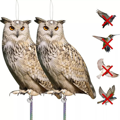 Pigeon Scare, Bird Repeller Owl, Bird Deterrent, Raven Dummy Owl, Owl-
