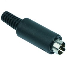 10 x 6-Pin Mini DIN Plug Connector
