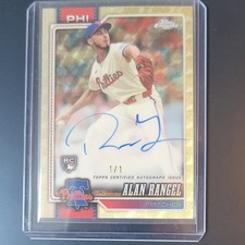 Marketplace image: 2026 Topps Chrome Alan Rangel RC Rookie Auto 1/1 SuperFractor Phillies