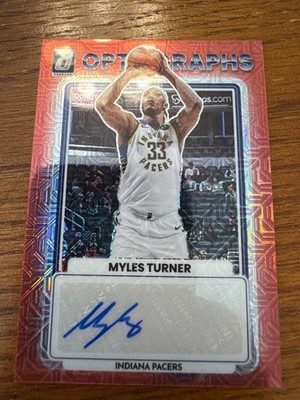 2022-23 Panini Donruss Optic - Opti-Graphs Myles Turner #OG-MYT red Choice Prizm