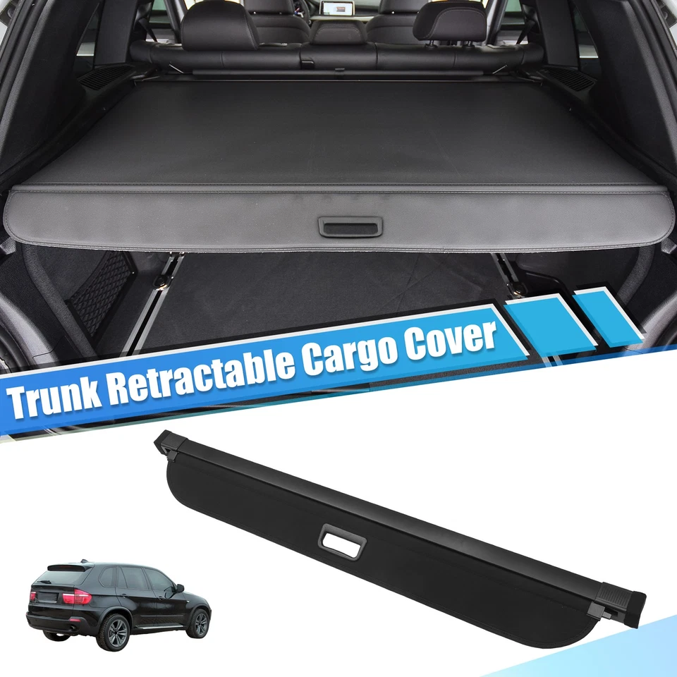 Cubierta de carga retráctil para BMW X5 2008-2018 maletero trasero blindaje pantalla Foto 2 de 4