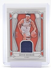 DEVIN BOOKER 2024-25 NATIONAL TREASURES MATERIAL TREASURES GAME-USED PATCH Q5781