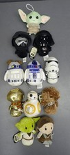 Hallmark itty bittys Lot 11 Star Wars 5" Plush Figure Darth Vader/BB-8/R2-D2
