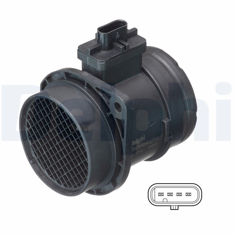 DELPHI AF10719-12B1 Mass Air Flow Sensor for SEAT,SKODA,VW