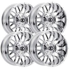 Set Of 4 Xtreme Off-road Nx-12 20x9 5x5.55x150 0mm Chrome Wheels Rims