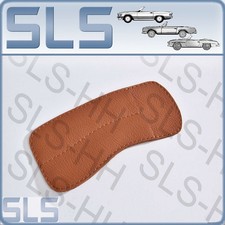 Ledertasche f&uuml;r Verdeck-Griffe (cognac) Mercedes Benz SL W113 Pagode -258804-