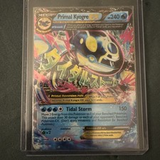Primal Kyogre EX (Alpha) 55/160 XY-Primal Clash Holo dmg 