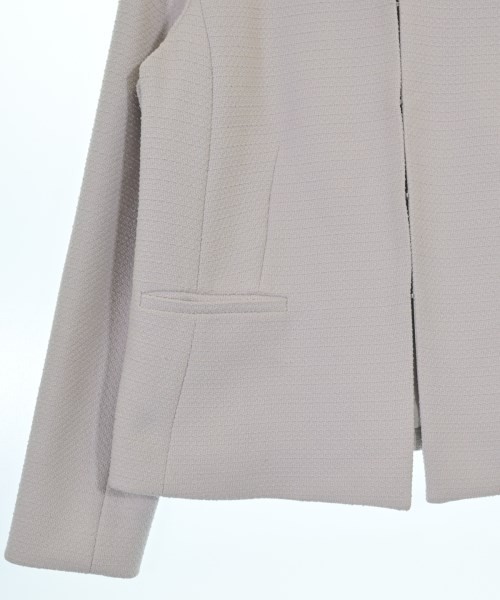 NATURAL BEAUTY BASIC Collarless Jackets Beige S 2… - image 5