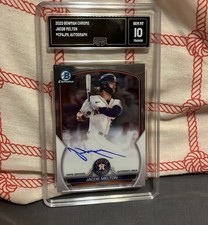 2023 Bowman Chrome - Prospect Autographs Jacob Melton GMA 10