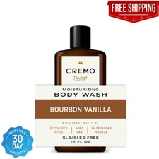 Cremo Mens Body Wash, 16 Oz, Bourbon Vanilla Scent 1.00 per gallon