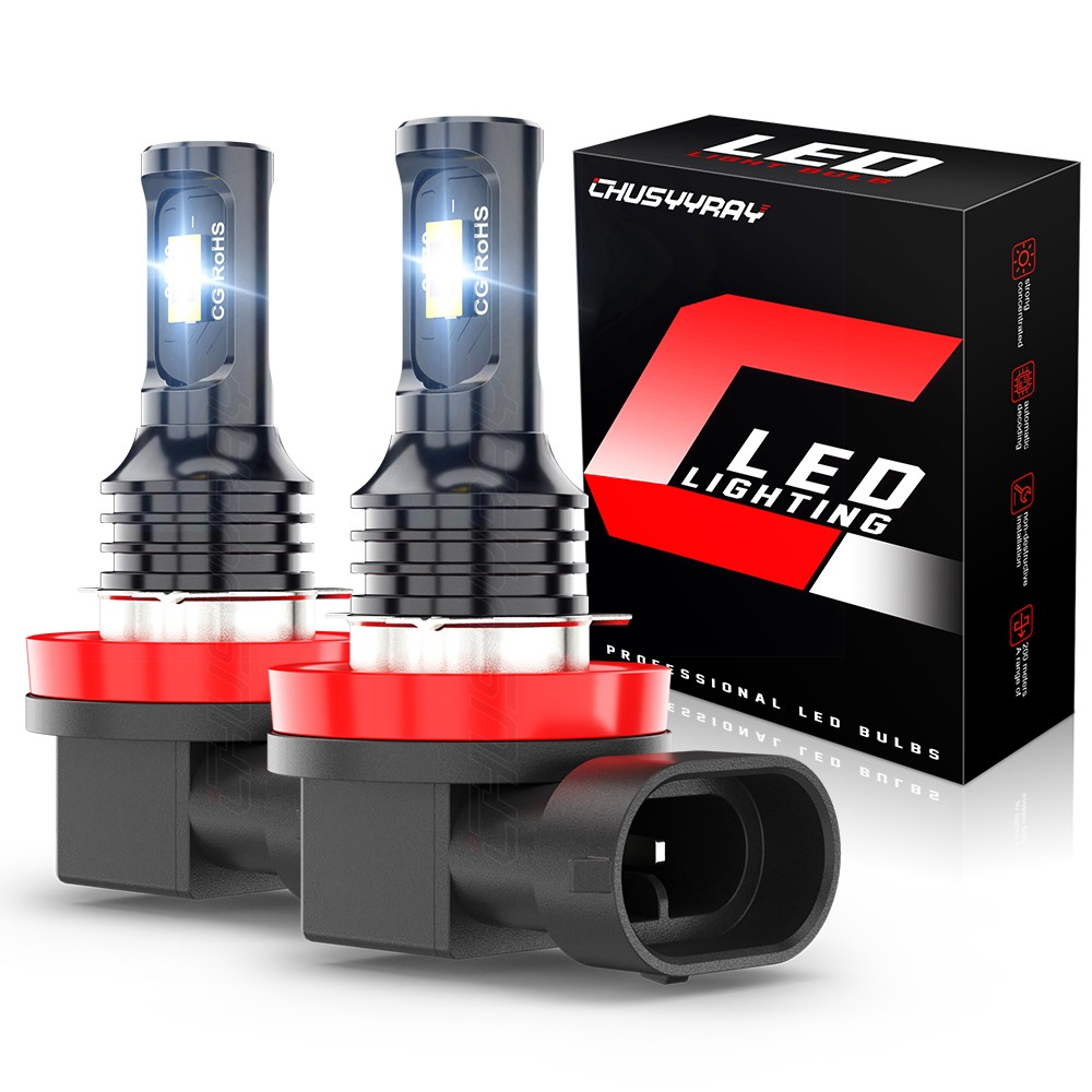 H11 LED Headlight Low Beam Bulb 10000LM Bright 6000K Super White Replace Halogen