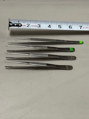 V. Mueller Dressing Serrated Forceps SU-2303 as pictured LOT of 4-READ DESCRIP.