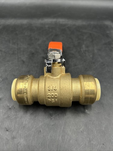 (2) 3/4 " 200psi Ball Valve Push-To-Connect Lead-Free Copper CPVC PEX 403130