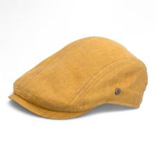 Schiebermütze ocker FLATCAP 2-tlg. IRISH-LEI...