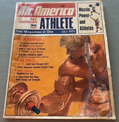 Dave Draper - Mr. America Bodybuilding Magazine - July 1967
