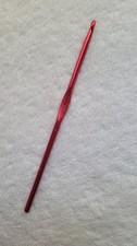 Vintage Used Hero Crochet Hook Made In USA Size G Metal Red