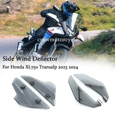 2023 2024 Upper Wind Deflectors Side Spoiler Windshield For Honda XL750 TRANSALP