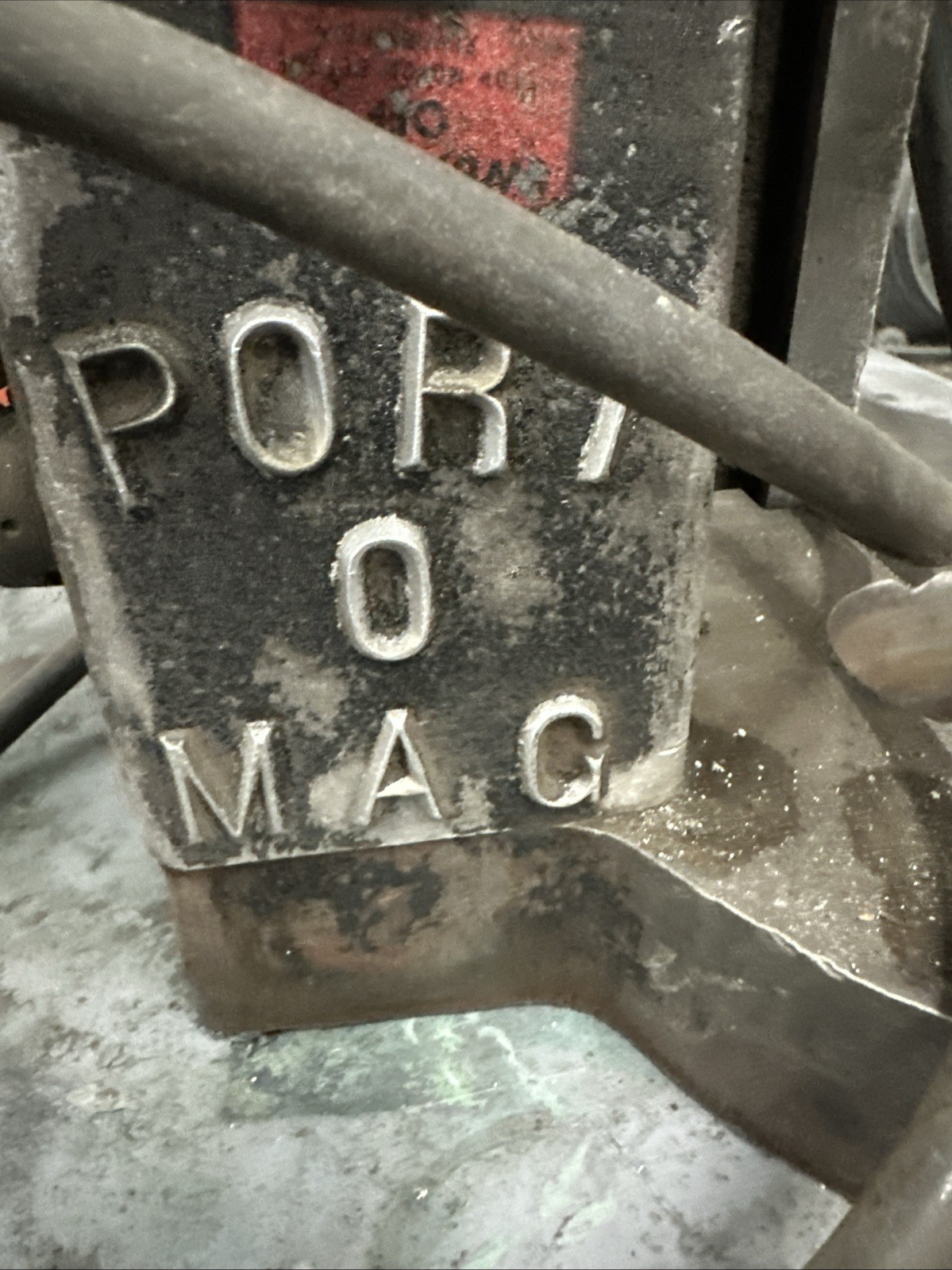 Machinist Bench Magnetic Drill Presses Lot Of 2 Port-O-Mag & Misc. Press