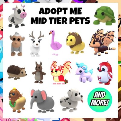 Adopt Me Mid Tier Pets - SAME DAY DELIVERY!