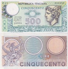 Italy 500 Lire 1976 P 95 UNC