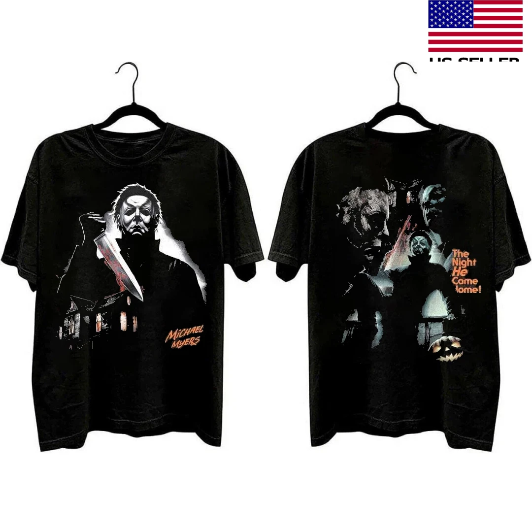 New Apparel Michael Myers T-Shirt, Halloween Horror Movie Graphic Tee