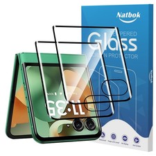 2 Pack Motorola Razr 2025 2024 Screen Protector 3.6" 9H Tempered Glass 3D Film