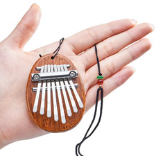 1 Piece 8-Key Mini Kalimba - Cute Water Drop Portable Thumb Piano with Exquisite