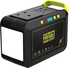 MARBERO Portable Power Station 88.8Wh Camping Power Pack Solar Generator with AC