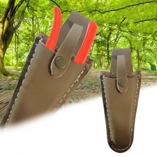Gardening Scissors Bag Pruning Scissor Case Cowhide Sheath Portable Holster
