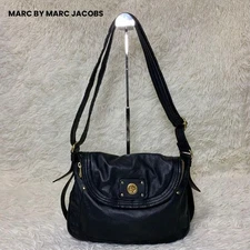 Rare MARC BY MARC JACOBS Black Leather Shoulder Bag