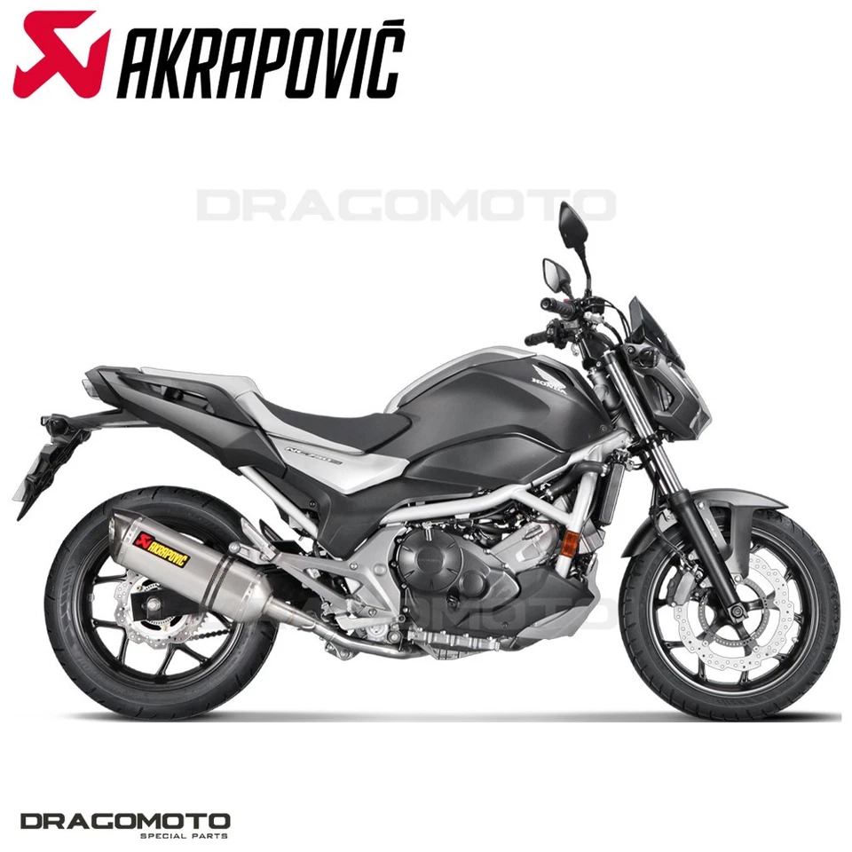 Scarico HONDA NC 700 XD ABS Dual Clutch 2012-2017 AKRAPOVIC Titanio S-H7SO2-HRT Foto 4 de 4