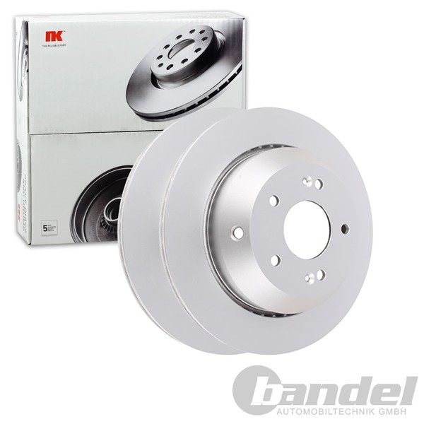 2X NK Bremsscheiben 314Mm BelÜFtet Hinten Passend FÜR KIA Sorento | 313471-image